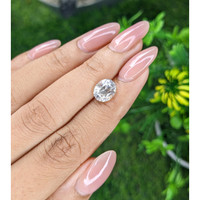 3.01 Ct. White Sapphire from Ceylon (Sri Lanka) Life Style