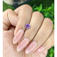 0.82 Ct. Pinkish Purple Sapphire from Ceylon (Sri Lanka) Life Style