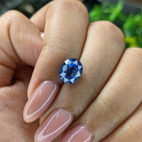 3.04 Ct. Blue Sapphire from Madagascar Life Style