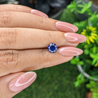 1.17 Ct. Blue Sapphire from Madagascar Life Style