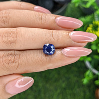 3.02 Ct. Blue Sapphire from Madagascar Life Style