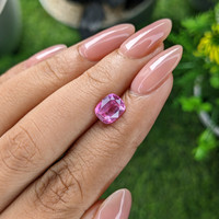 2.01 Ct. Pink Sapphire from Madagascar Life Style