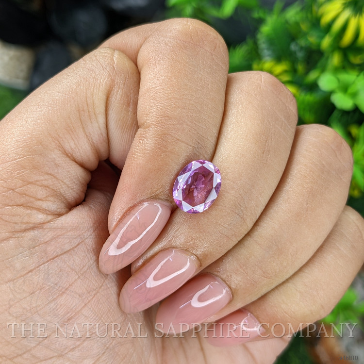 2.56 Ct. Pinkish Purple Sapphire from Madagascar