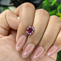 2.22 Ct. Purplish Pink Sapphire from Madagascar Life Style