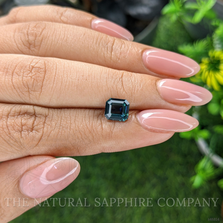 2.04 Ct. Bluish Green Sapphire from Kenya