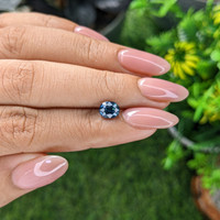 1.20 Ct. Greenish Blue Sapphire from Kenya Life Style