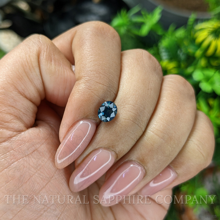 1.20 Ct. Greenish Blue Sapphire from Kenya