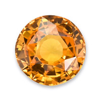 1.08 Ct. Yellowish Orange Sapphire from Ceylon (Sri Lanka) Video