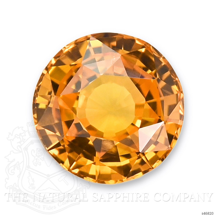 1.08 Ct. Yellowish Orange Sapphire from Ceylon (Sri Lanka)
