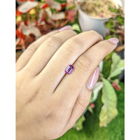 1.19 Ct. Purplish Pink Sapphire from Ceylon (Sri Lanka) Life Style