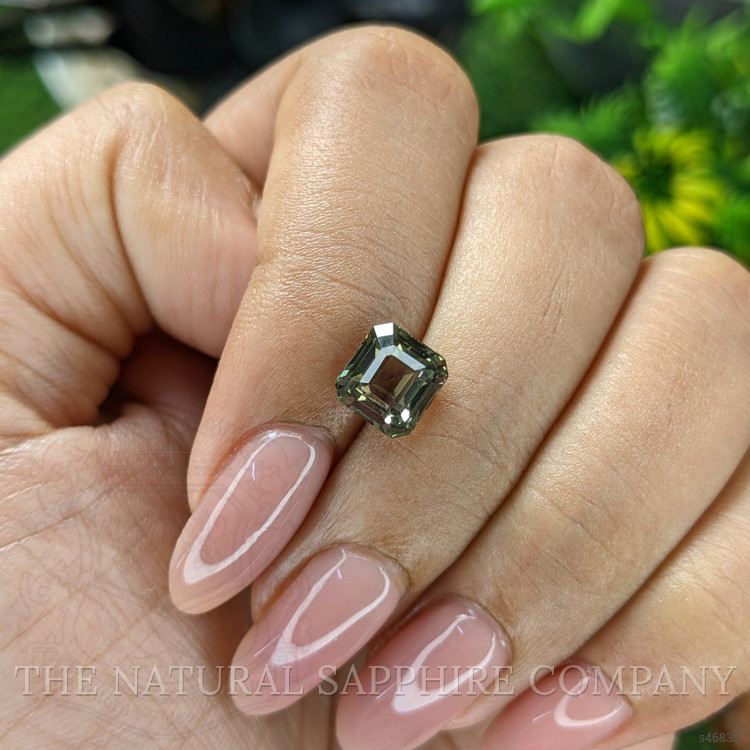2.55 Ct. Brownish Green Sapphire from Madagascar