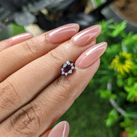 1.65 Ct. Pinkish Brown Sapphire from Madagascar Life Style