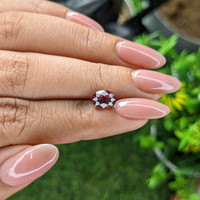 1.65 Ct. Pinkish Brown Sapphire from Madagascar Life Style