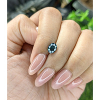 1.18 Ct. Bluish Green Sapphire from Tanzania Life Style