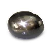 2.43 Ct. Black Star Sapphire from Ceylon (Sri Lanka) Video