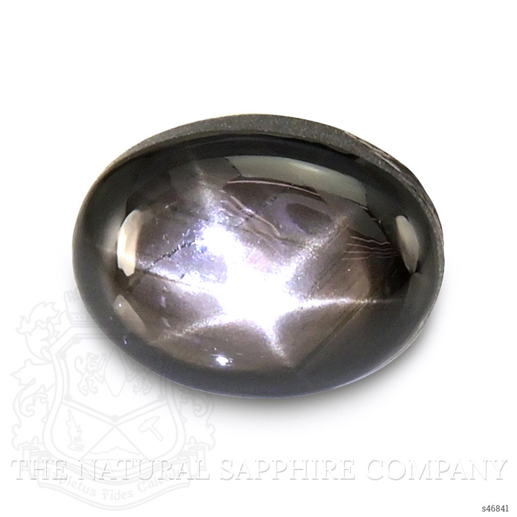 2.96 Ct. Black Star Sapphire from Ceylon (Sri Lanka)