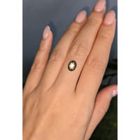 2.96 Ct. Black Star Sapphire from Ceylon (Sri Lanka) Life Style