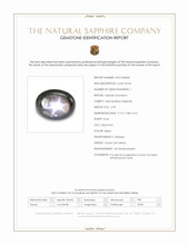 2.90 Ct. Black Star Sapphire from Ceylon (Sri Lanka) Scan Report