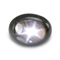 2.90 Ct. Black Star Sapphire from Ceylon (Sri Lanka) Video