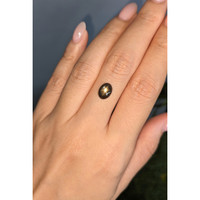 2.48 Ct. Black Star Sapphire from Ceylon (Sri Lanka) Life Style