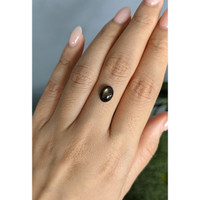 2.48 Ct. Black Star Sapphire from Ceylon (Sri Lanka) Life Style