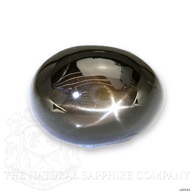 2.55 Ct. Black Star Sapphire from Ceylon (Sri Lanka)