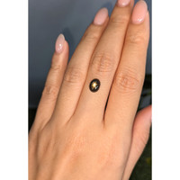 2.55 Ct. Black Star Sapphire from Ceylon (Sri Lanka) Life Style