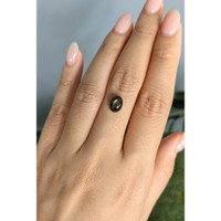 2.55 Ct. Black Star Sapphire from Ceylon (Sri Lanka) Life Style