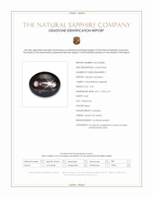2.36 Ct. Black Star Sapphire from Ceylon (Sri Lanka) Scan Report