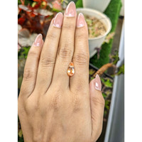 3.03 Ct. Padparadscha Sapphire from Ceylon (Sri Lanka) Life Style