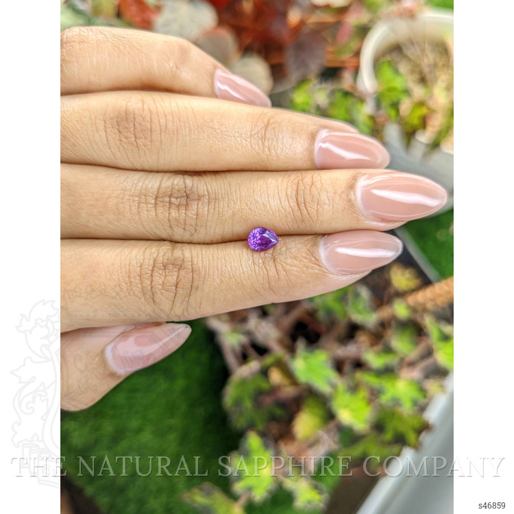 1.07 Ct. Pinkish Purple Sapphire from Ceylon (Sri Lanka)