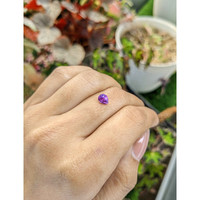 1.07 Ct. Pinkish Purple Sapphire from Ceylon (Sri Lanka) Life Style