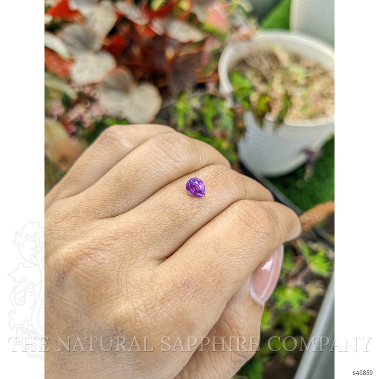 1.07 Ct. Pinkish Purple Sapphire from Ceylon (Sri Lanka)
