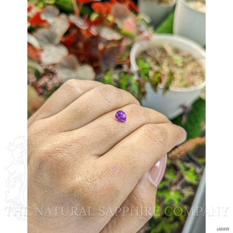 1.07 Ct. Pinkish Purple Sapphire from Ceylon (Sri Lanka)