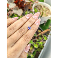 1.07 Ct. Violet Sapphire from Ceylon (Sri Lanka) Life Style