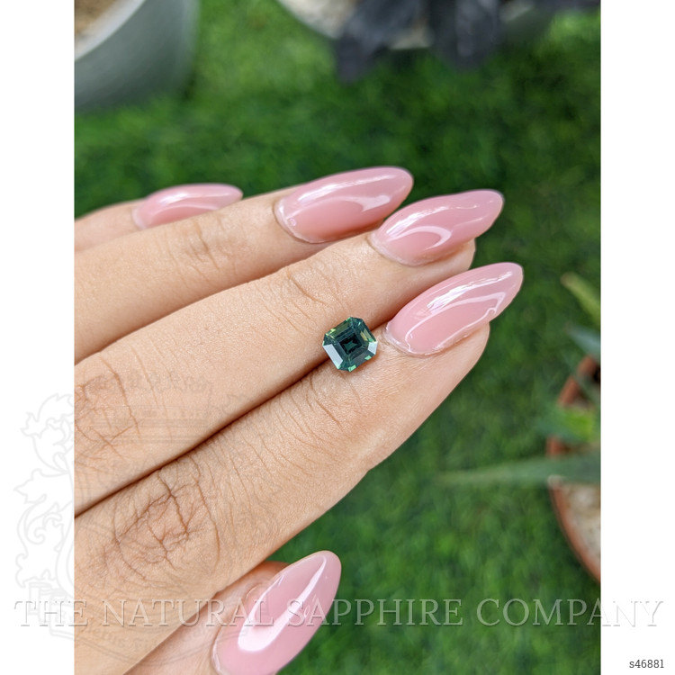 1.12 Ct. Bluish Green Sapphire from Madagascar