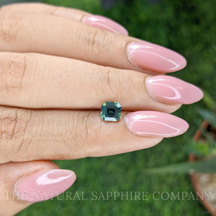 1.12 Ct. Bluish Green Sapphire from Madagascar