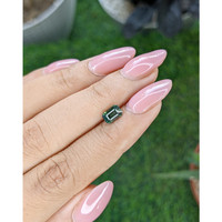 1.17 Ct. Bluish Green Sapphire from Madagascar Life Style