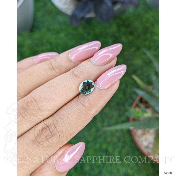 1.54 Ct. Bluish Green Sapphire from Madagascar