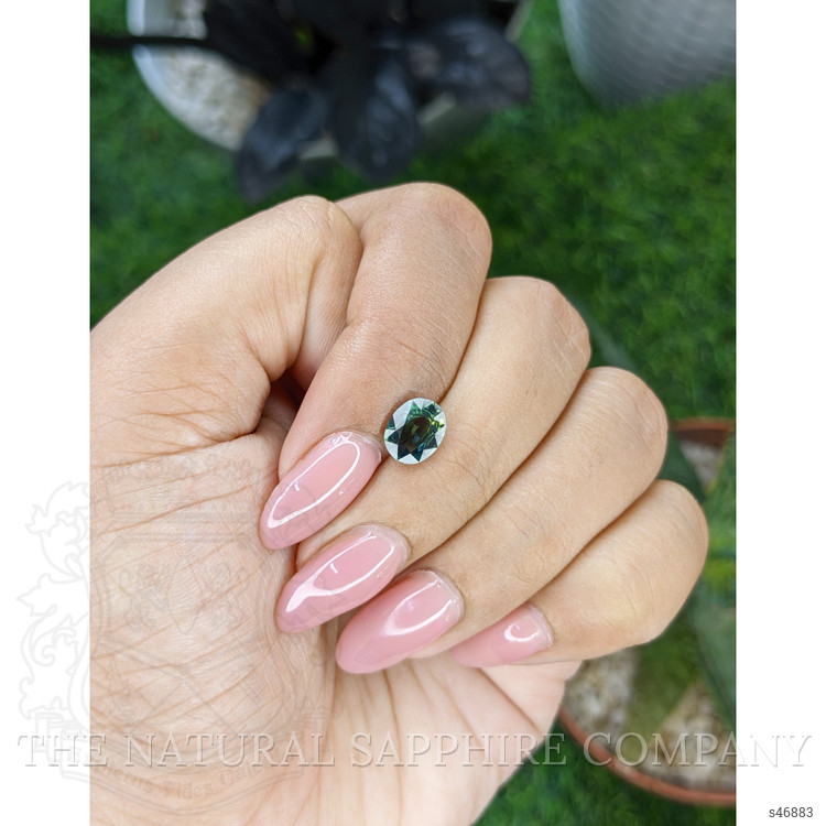 1.54 Ct. Bluish Green Sapphire from Madagascar