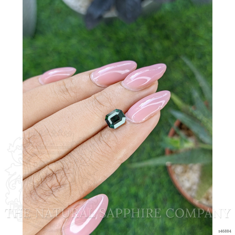 1.58 Ct. Bluish Green Sapphire from Madagascar