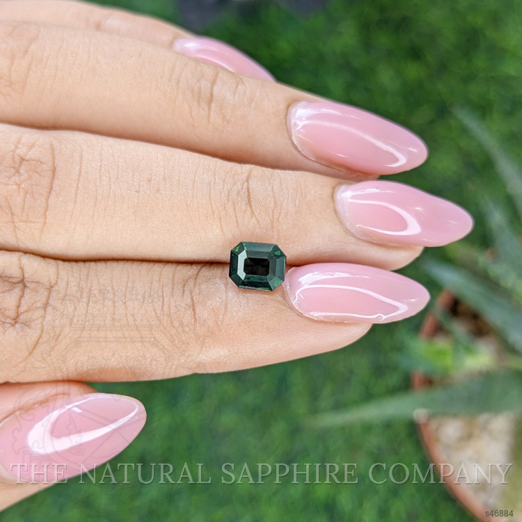 1.58 Ct. Bluish Green Sapphire from Madagascar