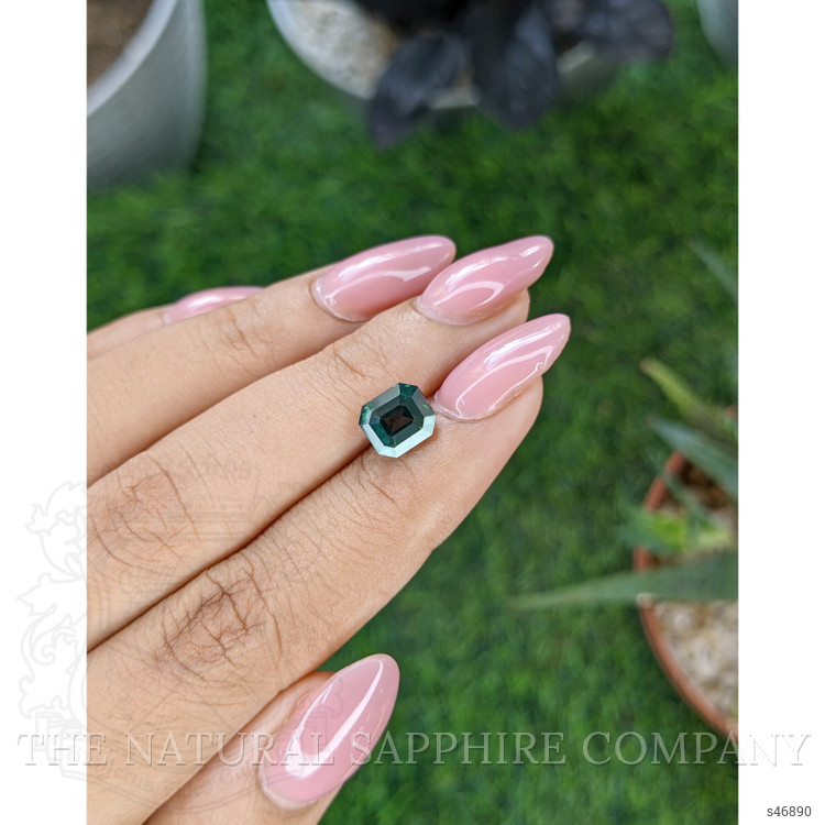 2.55 Ct. Bluish Green Sapphire from Madagascar