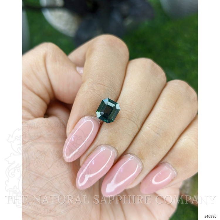 2.55 Ct. Bluish Green Sapphire from Madagascar