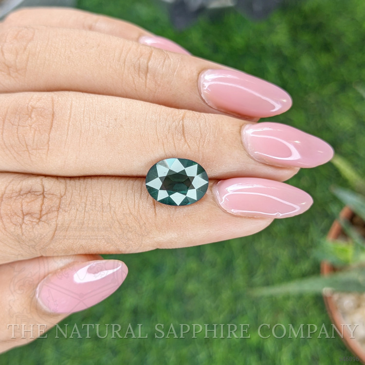 3.75 Ct. Bluish Green Sapphire from Madagascar