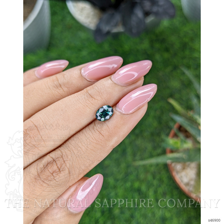 1.19 Ct. Greenish Blue Sapphire from Madagascar