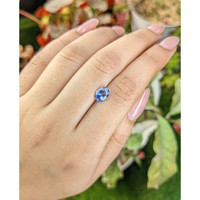 1.42 Ct. Blue Sapphire from Ceylon (Sri Lanka) Life Style