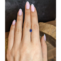 1.14 Ct. Blue Sapphire from Ceylon (Sri Lanka) Life Style