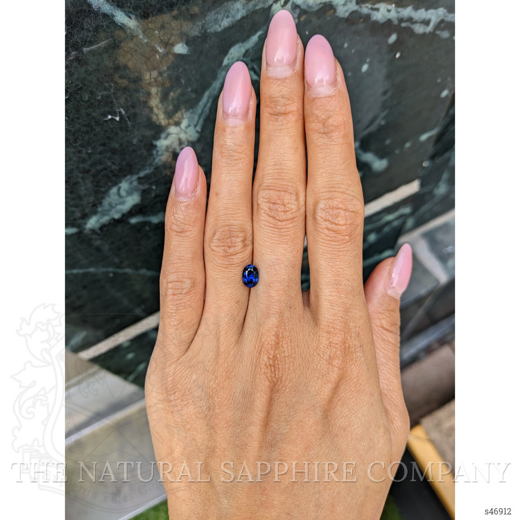 1.24 Ct. Blue Sapphire from Ceylon (Sri Lanka)