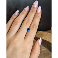 1.26 Ct. Blue Sapphire from Ceylon (Sri Lanka) Life Style